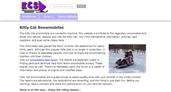 Desktop Screenshot of kittycatsnowmobiles.com